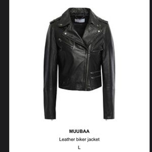 Leather Jacket (L) fits a M